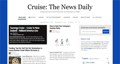 Desktop Screenshot of cruisethenews.com