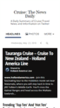 Mobile Screenshot of cruisethenews.com